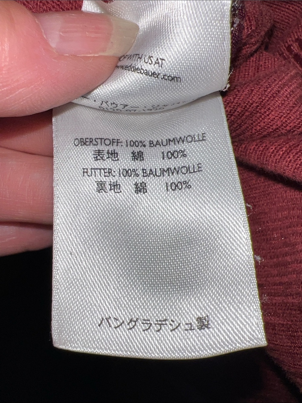 Eddie Bauer Corduroy Button-Front Jacket in Rust Red - Picture 7 of 8